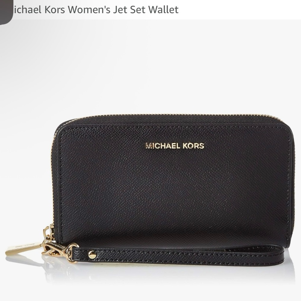 Michael Kors Jet Set Black Wallet